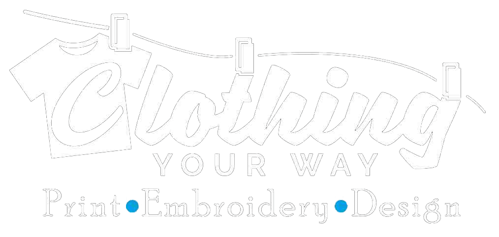 Brand Logo for Clothing Your Way, providing the highest-quality Embroidery, Print & Design services based in Paignton in South Devon.